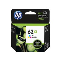 HP 62XL Large Tri Colour Ink Cartridge 600 Pages - C2P07AA - Genuine