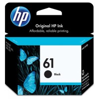 HP 61 - CH561WA Black Ink Cartridge 190 Pages - Genuine