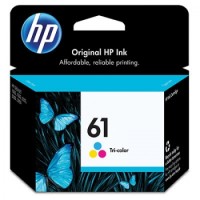 HP 61 - CH562WA Tri Colour Ink Cartridge 165 Pages - Genuine