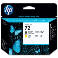 HP 72 Printhead Matte Black / Yellow - C9384A - Genuine