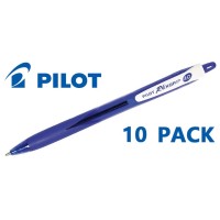 10-Pack Pilot Rexgrip Begreen Medium Blue Pen