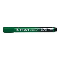 12-Pack Pilot SCA 100 Permanent Green Bullet Tip Marker