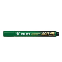 12-Pack Pilot SCA 400 Permanent Green Chisel Tip Marker