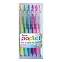 Pilot Pop'lol Pastel Colour Pen - 6 Pack