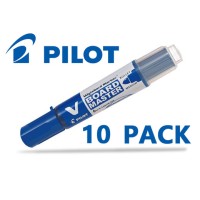 10-Pack Pilot Wytebord Bullet Tip Blue Marker