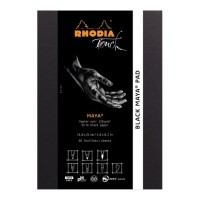 Rhodia Touch Maya Black Pad A5 Blank