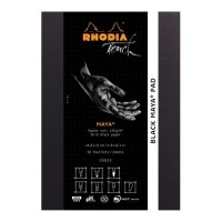 Rhodia Touch Maya Black Pad A5 Cross n Dot