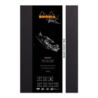 Rhodia Touch Maya Black Pad A4+ Cross n Dot