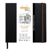 Rhodia Touch Pen and Inkwash Book 210x210mm Blank