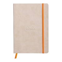 Rhodiarama Softcover Notebook A5 Lined Beige