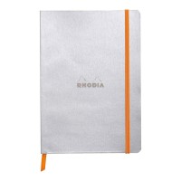 Rhodiarama Softcover Notebook A5 Dotted Silver