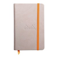 Rhodiarama Hardcover Notebook Pocket Lined Beige