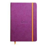 Rhodiarama Hardcover Notebook A5 Blank Purple