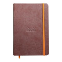 Rhodiarama Hardcover Notebook A5 Lined Chocolate