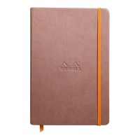 Rhodiarama Hardcover Notebook A5 Lined Taupe