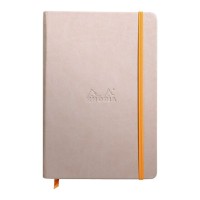 Rhodiarama Hardcover Notebook A5 Lined Beige