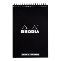 Rhodia Classic Notepad Spiral A5 Dotted Black
