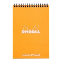 Rhodia Classic Notepad Spiral A5 Dotted Orange