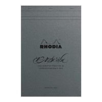 Rhodia PAScribe Calligraphy Maya Grey Pad A4+ Lined