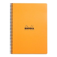 Rhodia Classic Notebook Spiral A4+ Grid Orange