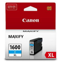 Canon PGI1600XLCOCN Cyan Ink Cartridge 900 Pages - Genuine