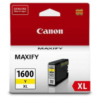 Canon PGI1600XLYOCN Yellow Ink Cartridge 900 Pages - Genuine