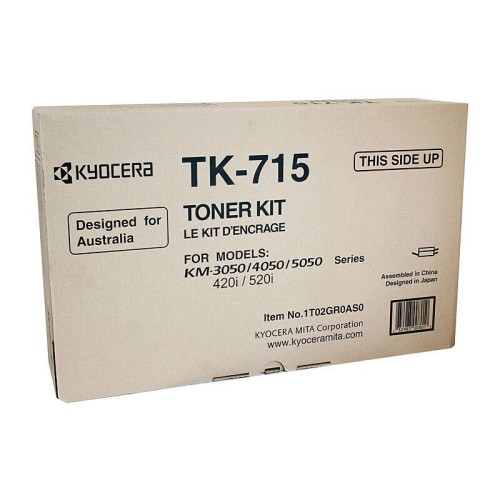 Kyocera TK715 Toner Kit 34,000 Pages - Genuine Kyocera TK715 Toner Kit 34,000 Pages - Genuine