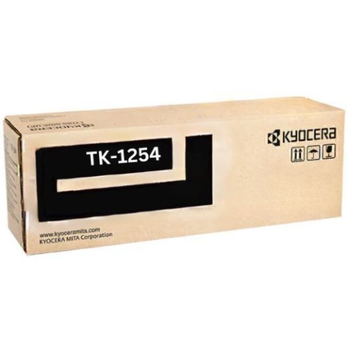 Kyocera TK-1254 Black Toner Cartridge 3,000 Pages - Genuine Kyocera TK-1254 Black Toner Cartridge 3,000 Pages - Genuine