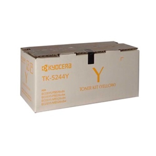 Kyocera TK5244Y Yellow Toner - M5526 P5026 - Genuine