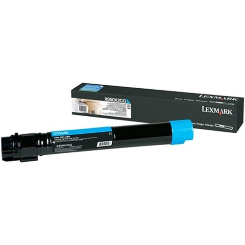 Lexmark X950X2CG Cyan Toner 22,000 Pages - Genuine Lexmark X950X2CG Cyan Toner 22,000 Pages - Genuine