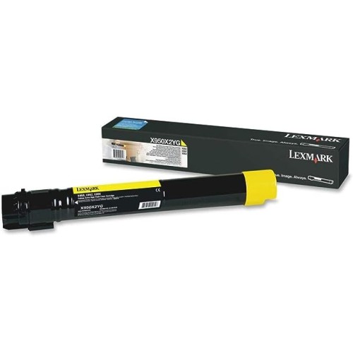 Lexmark X950X2YG Yellow Toner 22,000 Pages - Genuine Lexmark X950X2YG Yellow Toner 22,000 Pages - Genuine