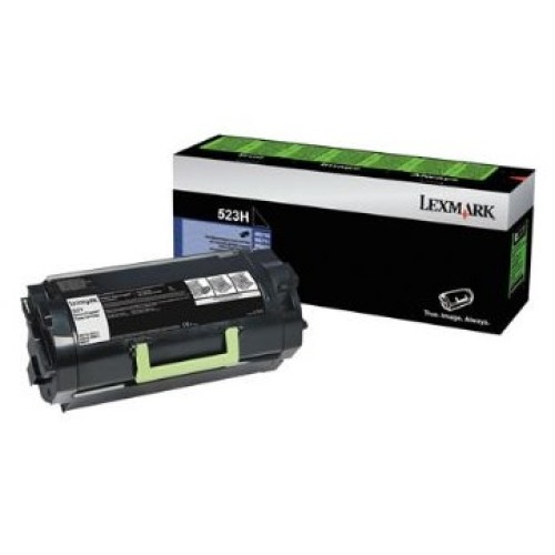 Lexmark 523H - 52D3H0E Black Toner 25,000 Pages - Genuine Lexmark 523H - 52D3H0E Black Toner 25,000 Pages - Genuine