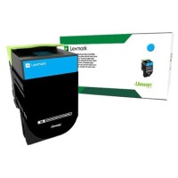 Lexmark 708HC - 70C8HC0 Cyan Toner 3,000 Pages - Genuine Lexmark 708HC - 70C8HC0 Cyan Toner 3,000 Pages - Genuine