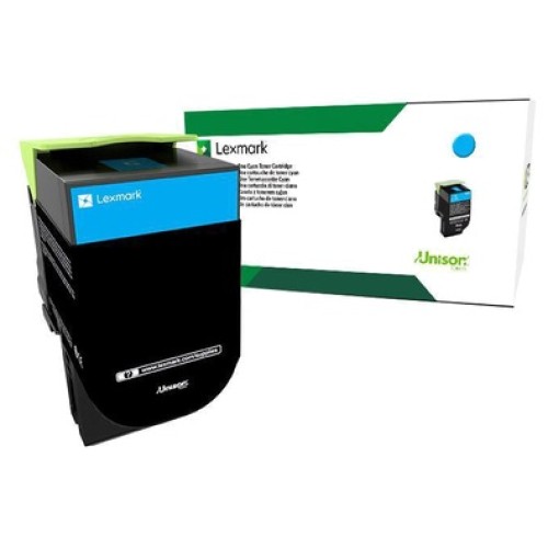 Lexmark 708HC - 70C8HC0 Cyan Toner 3,000 Pages - Genuine Lexmark 708HC - 70C8HC0 Cyan Toner 3,000 Pages - Genuine
