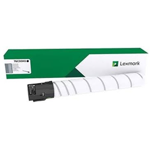 Lexmark 76C00K0 Black Toner 18,500 Pages - Genuine