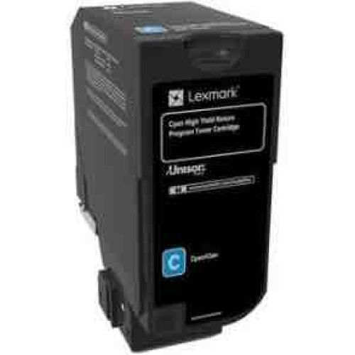 Lexmark 84C6HC0 Cyan Toner 16,000 Pages - Genuine Lexmark 84C6HC0 Cyan Toner 16,000 Pages - Genuine