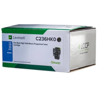 Lexmark C236 High Yield Black Toner 3,000 Pages - Genuine Lexmark C236 High Yield Black Toner 3,000 Pages - Genuine