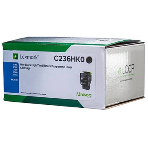 Lexmark C236 High Yield Black Toner 3,000 Pages - Genuine Lexmark C236 High Yield Black Toner 3,000 Pages - Genuine