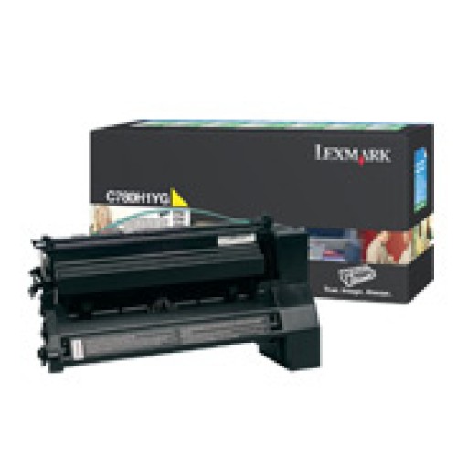 Lexmark C780H1YG Hi-Yield Yellow Toner - C780 C782 - Genuine Lexmark C780H1YG Hi-Yield Yellow Toner - C780 C782 - Genuine