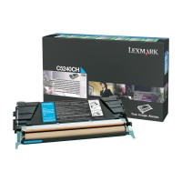 Lexmark C5240CH Cyan High Yield Cartridge 5,000 pages - Genuine Lexmark C5240CH Cyan High Yield Cartridge 5,000 pages - Genuine
