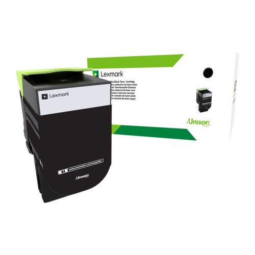Lexmark708XK-70C8XKE Black Toner 8,000 pages 70C8XKE - Genuine