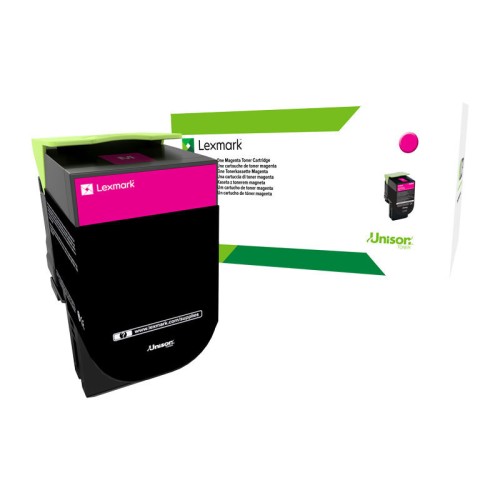 Lexmark 708XM - 70C8XME Magenta Toner 4000 pages - Genuine Lexmark 708XM - 70C8XME Magenta Toner 4000 pages - Genuine