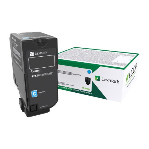 Lexmark 74C6HC0 High Yield Cyan Toner 20,000 Pages - Genuine Lexmark 74C6HC0 High Yield Cyan Toner 20,000 Pages - Genuine