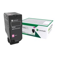 Lexmark 74C6HM0 High Yield Magenta Toner 12,000 Pages - Genuine Lexmark 74C6HM0 High Yield Magenta Toner 12,000 Pages - Genuine