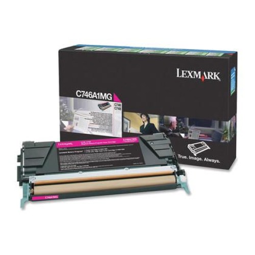 Lexmark C746A1MG Magenta Cartridge 7,000 Pages - Genuine
