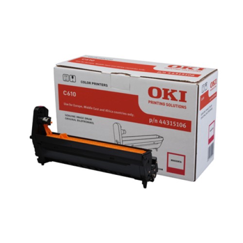 Oki 44315110 Magenta Drum Unit - C610 - Genuine Oki 44315110 Magenta Drum Unit - C610 - Genuine
