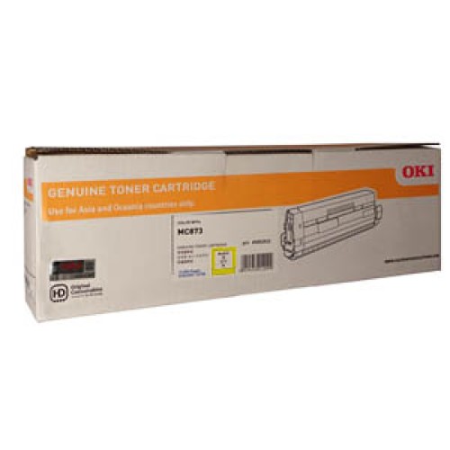 Oki 45862828 Yellow Toner - MC873 - Genuine Oki 45862828 Yellow Toner - MC873 - Genuine