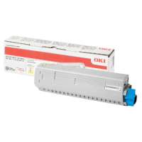 Oki 46861309 - C834 Yellow Toner Cartridge 10,000 Pages - Genuine