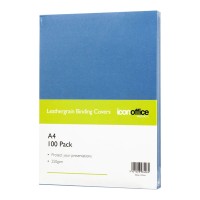 100-Pack Binding Covers A4 Blue 250 gsm 100-Pack Binding Covers A4 Blue 250 gsm