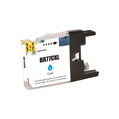 Brother LC77XLC Cyan Ink Cartridge 1,200 Pages- Compatible Brother LC77XLC Cyan Ink Cartridge 1,200 Pages- Compatible